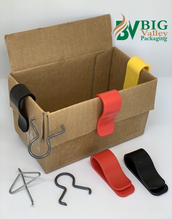 plastic flaps open carton clip