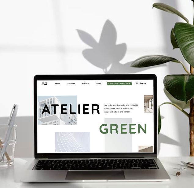 Digital presence for a sustainable architecture consulting