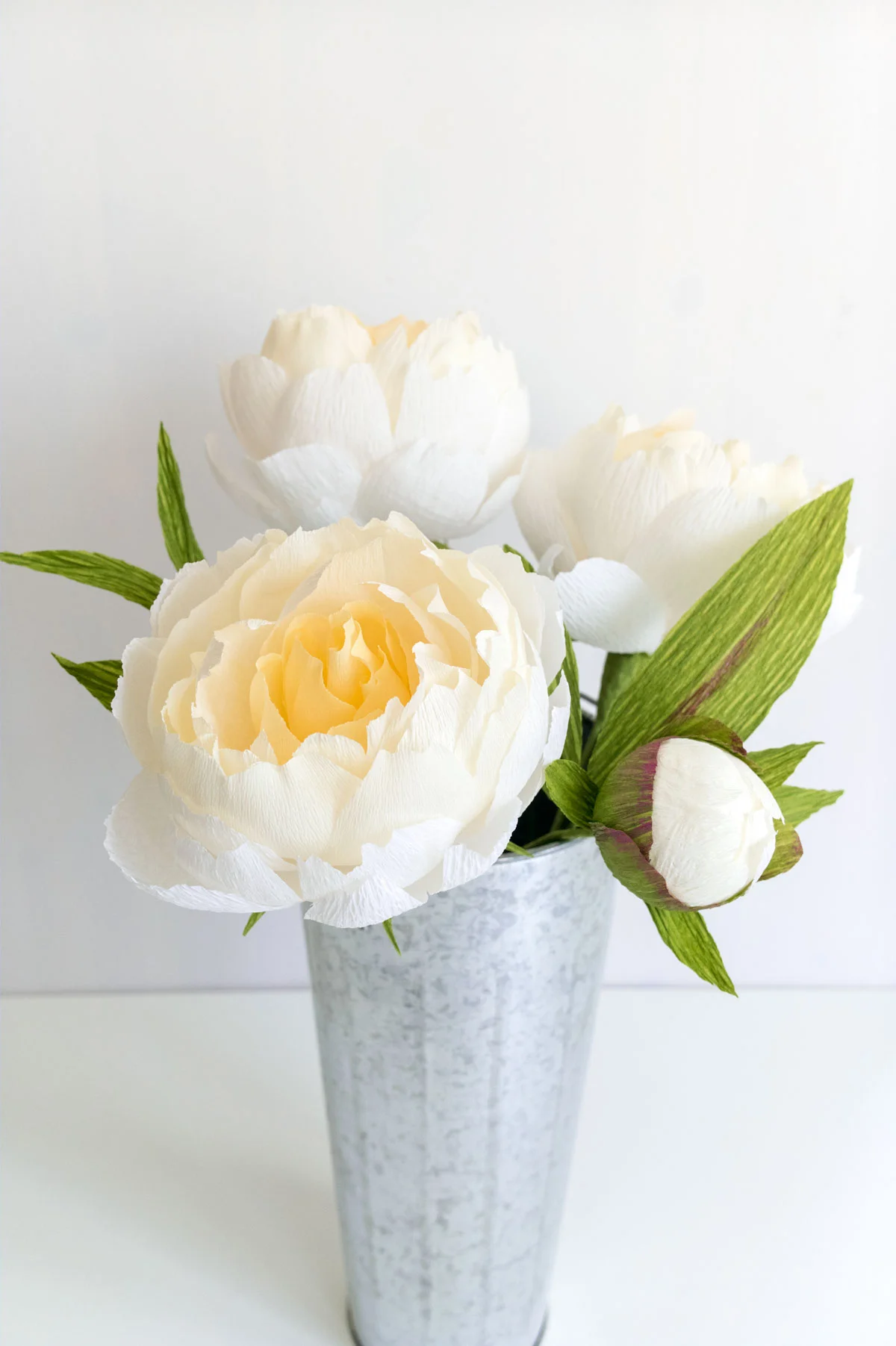 Paper Rose Co. Ivory Peonies