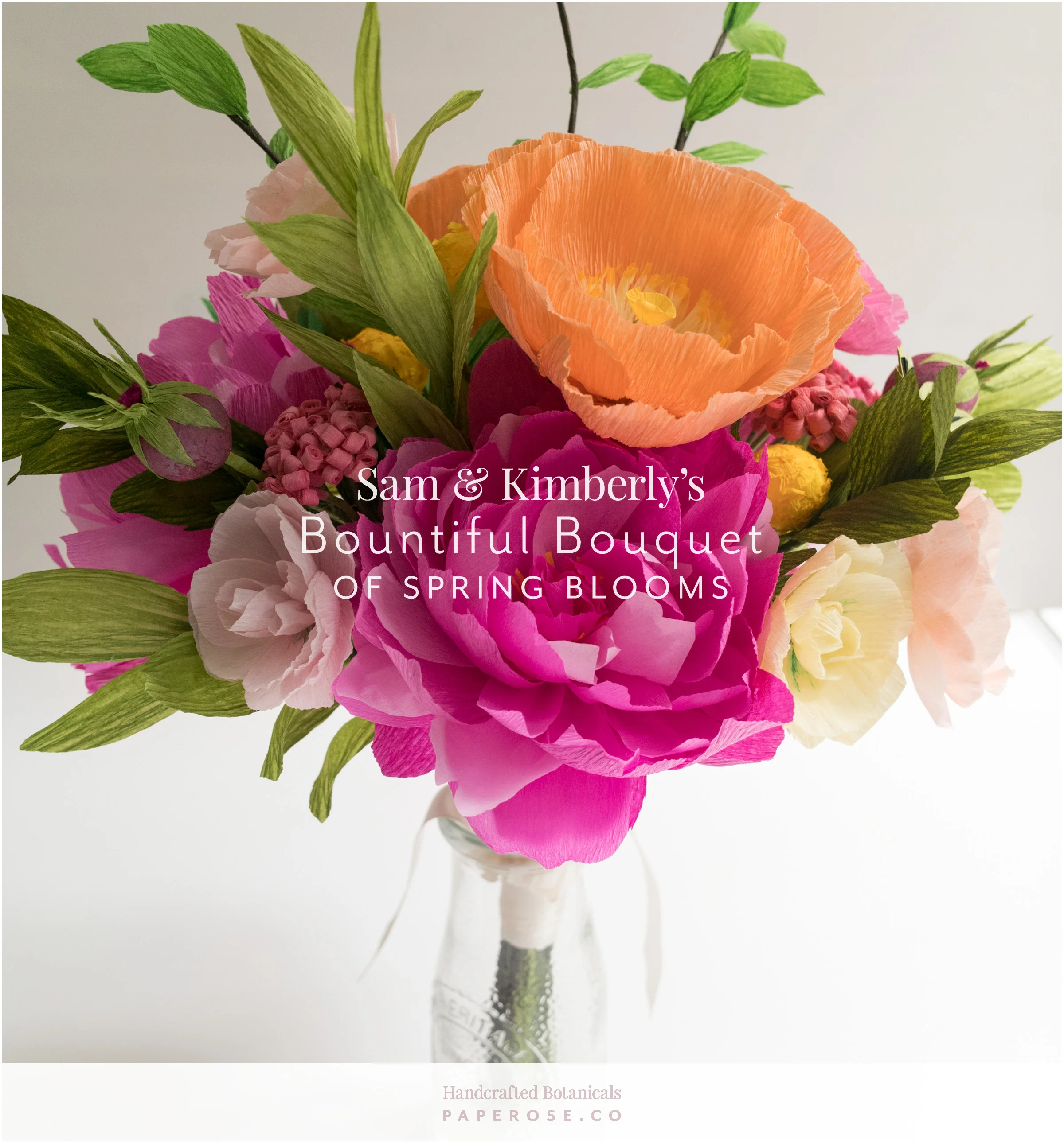 Sam & Kimberly’s Bountiful Bouquet of Spring Blooms