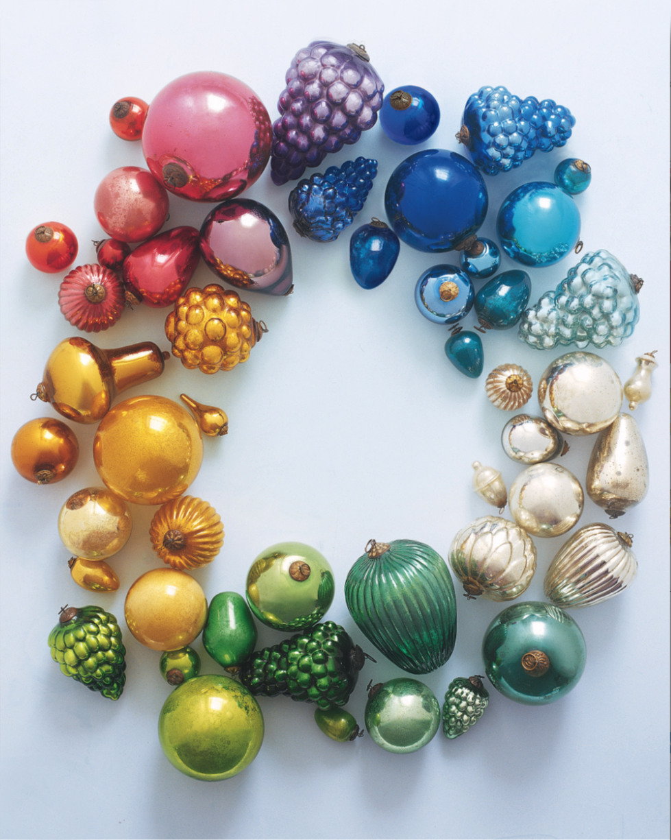 Image from The History of Antique Kugel Christmas Ornaments on Martha Stewart