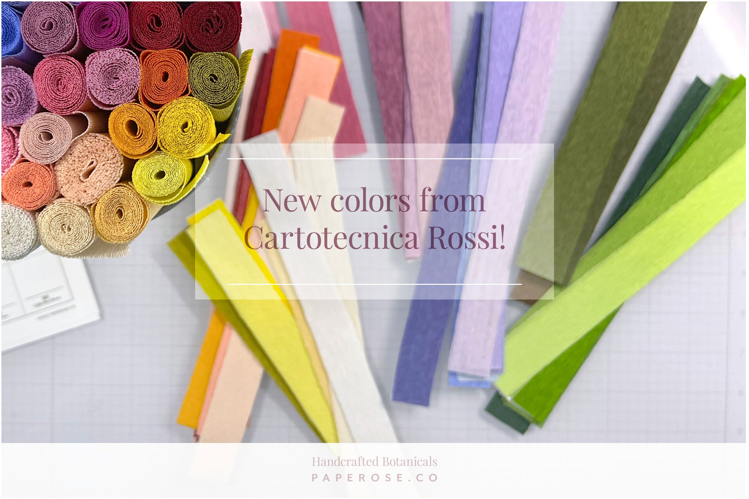 New Line of Colors for 90gsm Crepe Paper from Cartotecnica Rossi