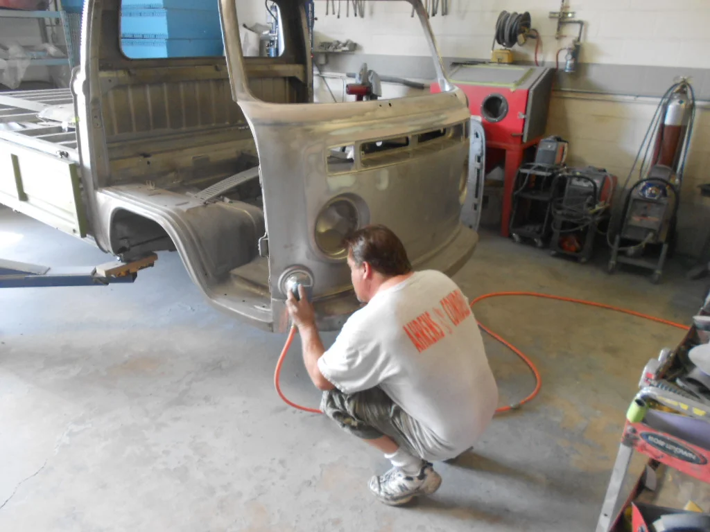 348 Nose Finish work.JPG