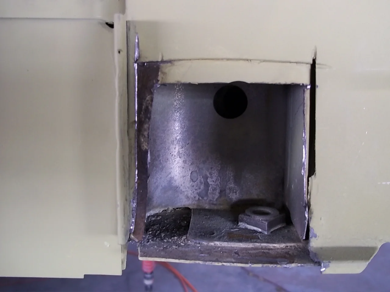 395 Rear Frame Rail opening.JPG