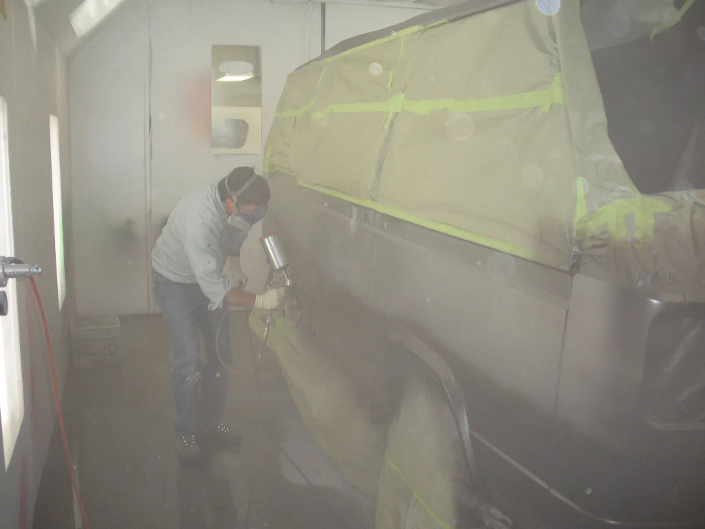 393 Applying lower brown.JPG