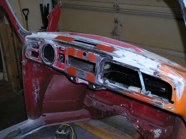 75 Dash panel, initial filler.jpg