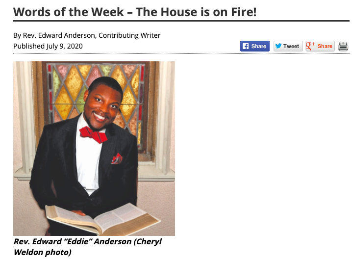 "The House is of Fire" Sermon