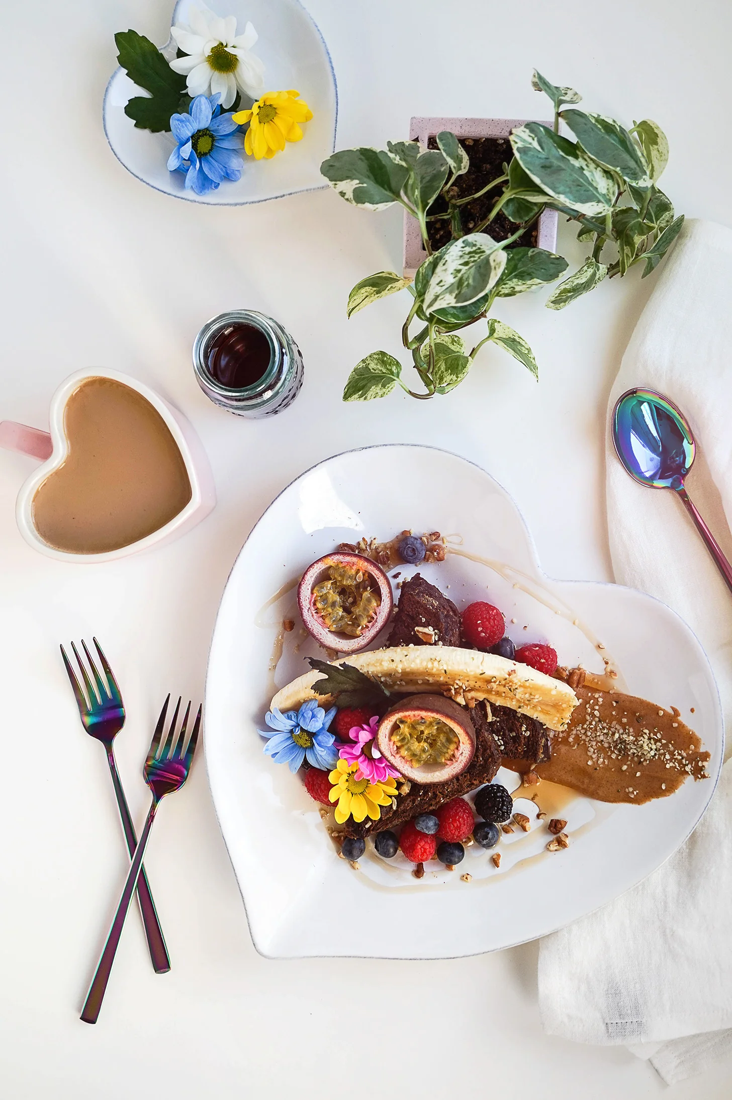 Vanilla French Toast with Cardamom Spiced Cream Cheese