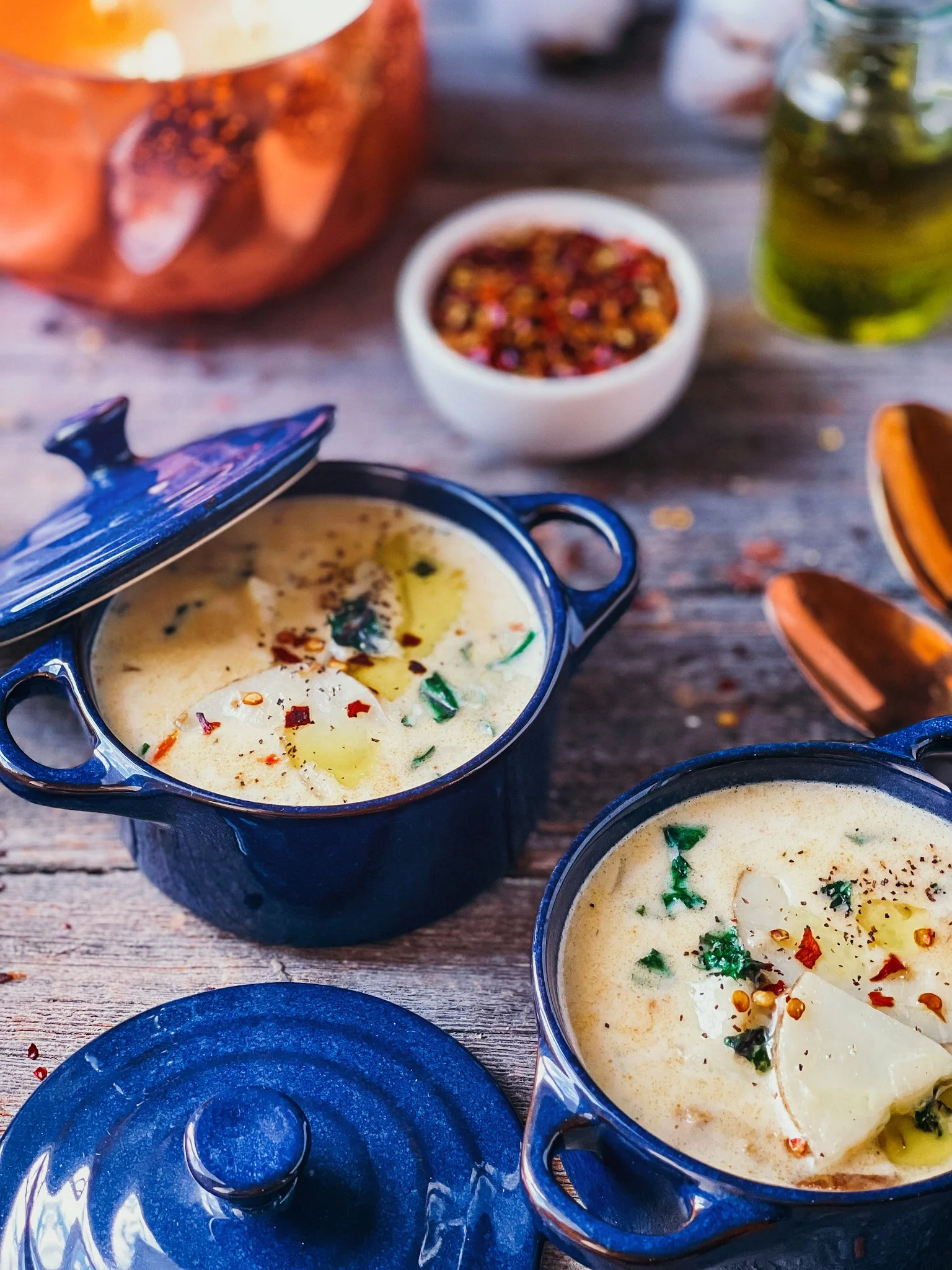 Zuppa Toscana - Creamy Italian Garlic + Fennel Sausage Soup