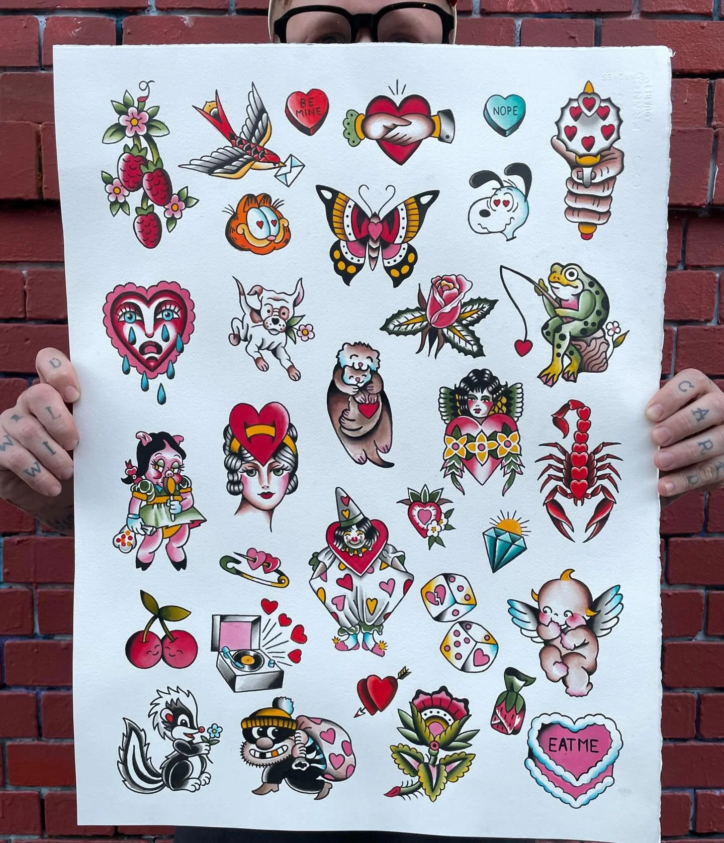 ❤️VALENTINES DAY FLASH❤️ Come hang with us on Feb. 14th 🥰 

These designs are 100$-250$ and can be made in color or black and grey. We&rsquo;re going from 1-8pm and it&rsquo;s first come first serve! 

Hope to see you there 💕

📍: 1124 Polk st. San