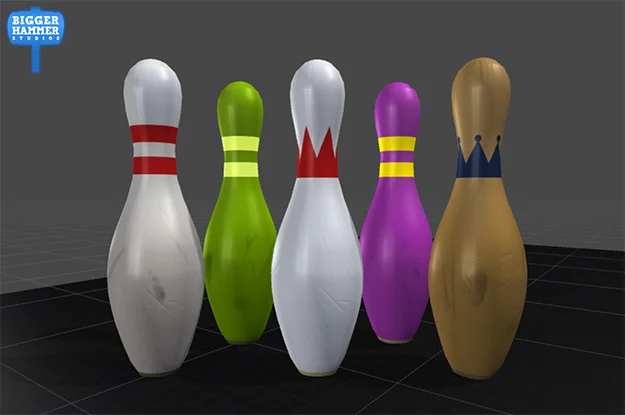  Choose from several pin designs. 