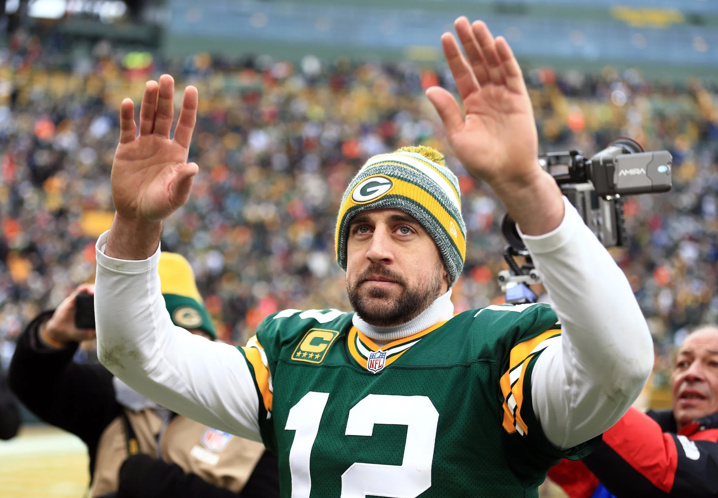Quarterback Aaron Rodgers has an opportunity to finish the season ranked as high as 12th all-time in passing touchdowns.