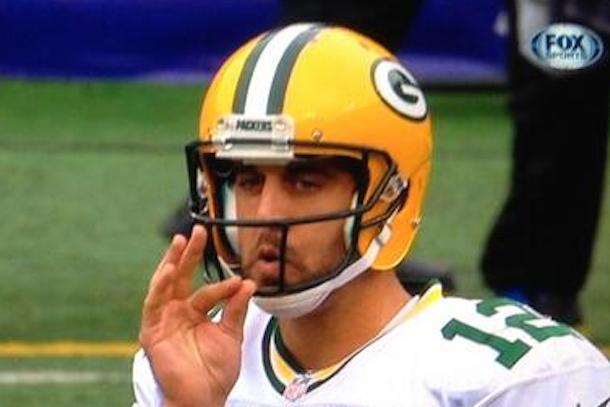 Quarterback Aaron Rodgers has gained internet notoriety for his pre-snap hand motions to his teammates.