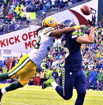 Jermaine Kearse's overtime touchdown grab sent the Seahawks to the Super Bowl and the Packers home.