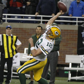 Aaron Rodgers' miraculous Hail Mary against the Lions is one of the quarterback's signature moments.