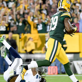 James Jones' touchdown grab over Seahawks cornerback Richard Sherman was a satisfying moment for Packers fans.