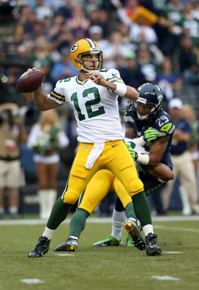 Aaron Rodgers has thrown four touchdowns and three interceptions in his last three starts against the Seahawks.