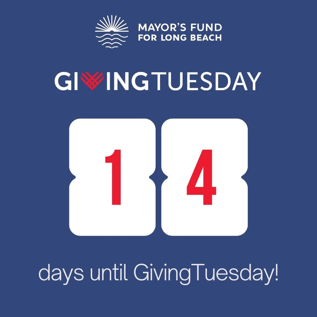 We&rsquo;re just 14 days away from GivingTuesday!
Your gift helps us uplift families, expand resources, and build a stronger Long Beach.
Consider donating today by clicking the link in our bio!