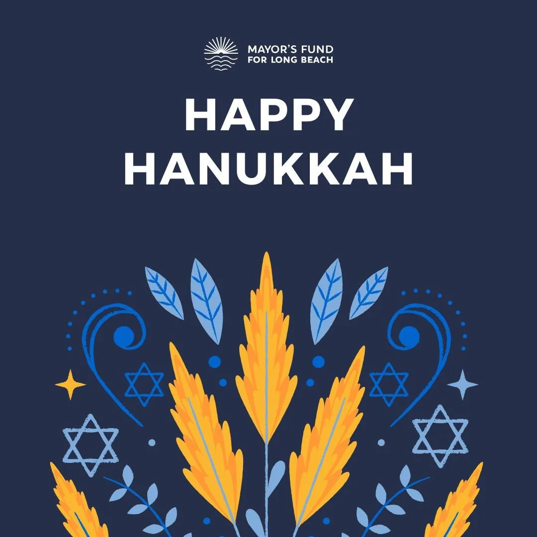 As Hanukkah begins, we send light, love, and support to our Jewish community here in Long Beach and beyond. 🕎✨

In the wake of recent events, this season&rsquo;s message of resilience and hope feels especially meaningful. May the Festival of Lights 