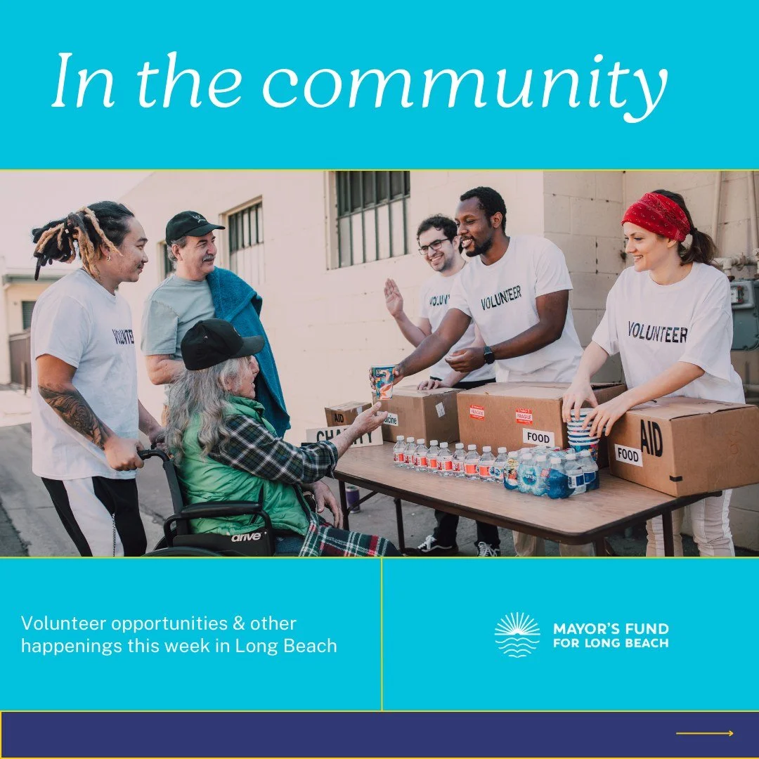 There&rsquo;s a lot happening around Long Beach this week! Swipe to find volunteer opportunities, community cleanups, food distributions, youth opportunities, and upcoming city events. Whether you&rsquo;re lending a hand or spreading the word, every 
