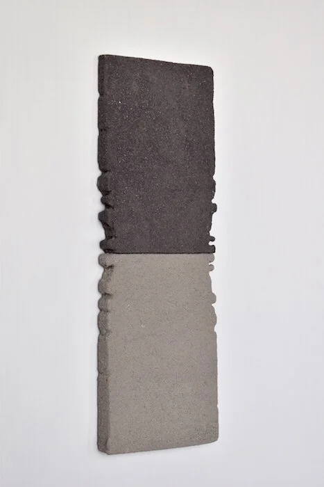  Hours  sand, paint, paulownia   6-1/2” x 19-1/2” x 1” 