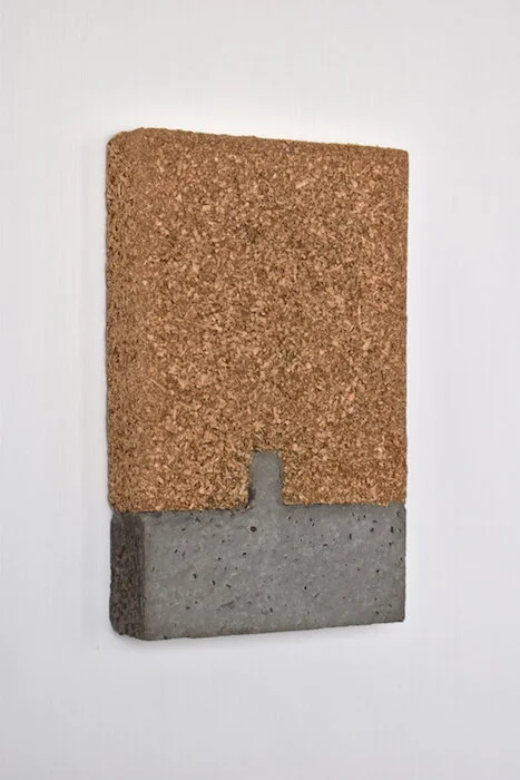  Oak  concrete, oak shavings, wood glue, wood panel  11” x 7” x 2” 