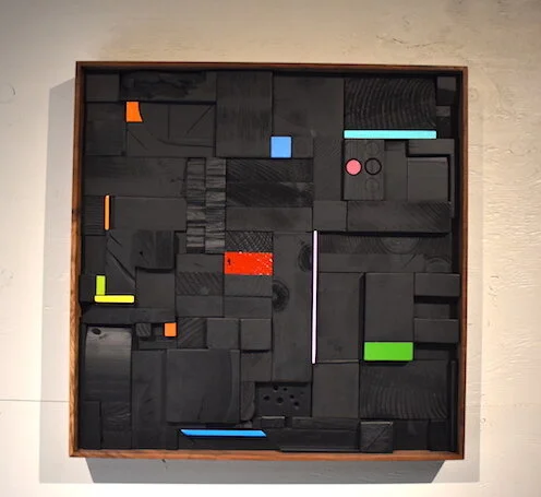  Taber  Pant on wood panel  28” x 28” x 3” 