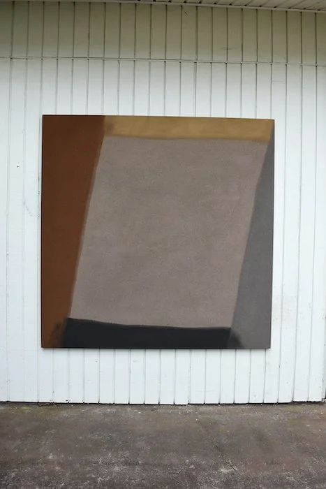 Spire  sand and sediment on panel  5’ x 5’ x 1.5”  2022 