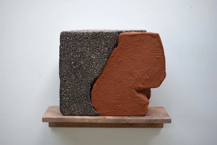    Squirrel sand, paint, oil on maple 8” x 10” x 3” 2021 