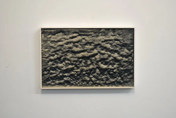  night sea—monterey  11 ½ x 17 ½ “  sand, cement on panel  2024  $750 