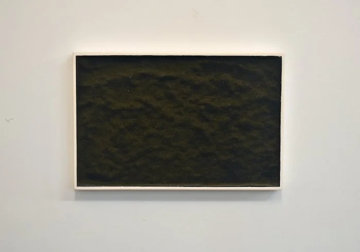  night sea- OB  11 ½ x 17 1/2”  sand, cement on panel  2024  $750   