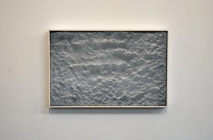  arctic   11 ×16”  sand , cement paint on panel   2023  $750 