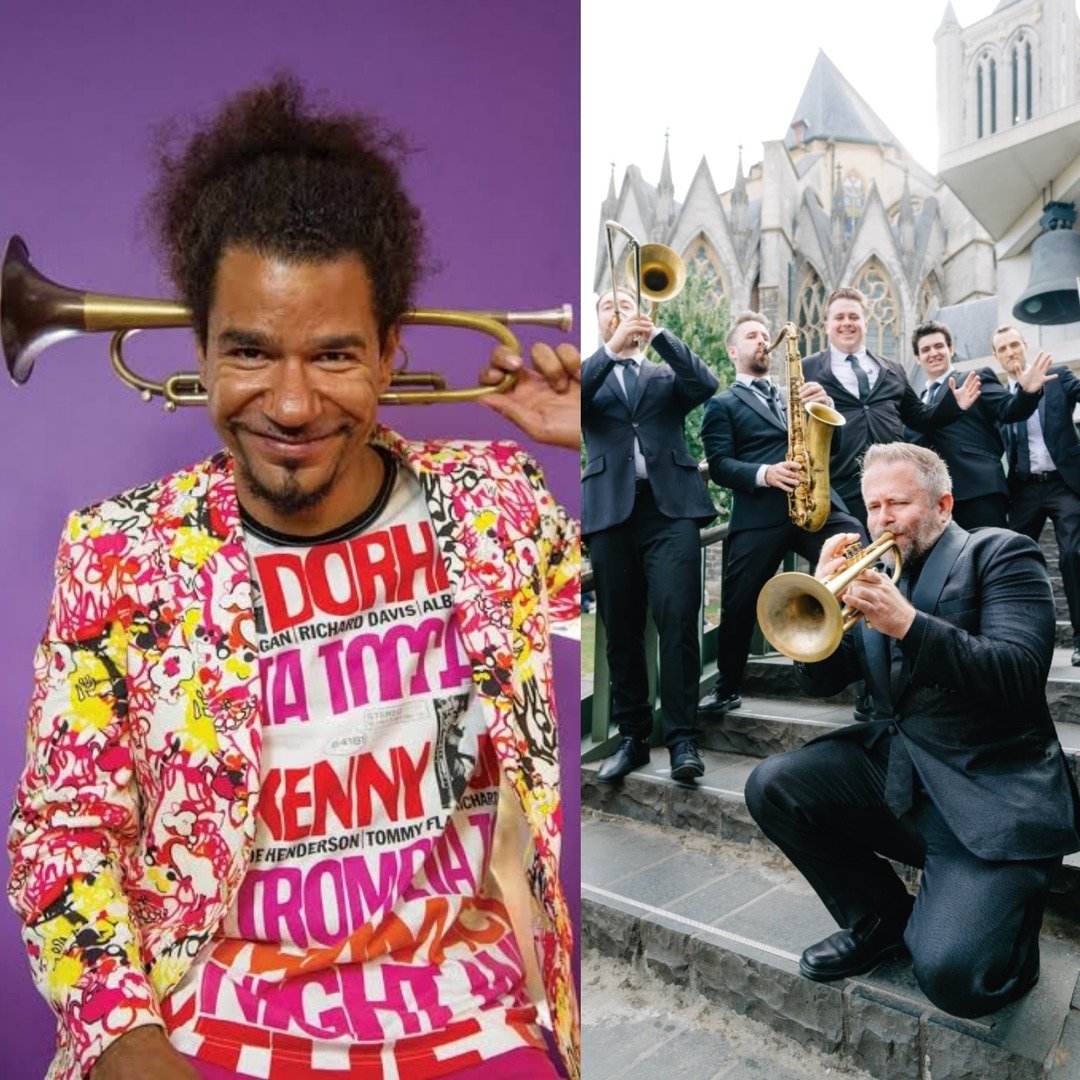 Hot 6 Brass Band with Adam Hall and ASHLIN PARKER (USA) LIve in The Theatre