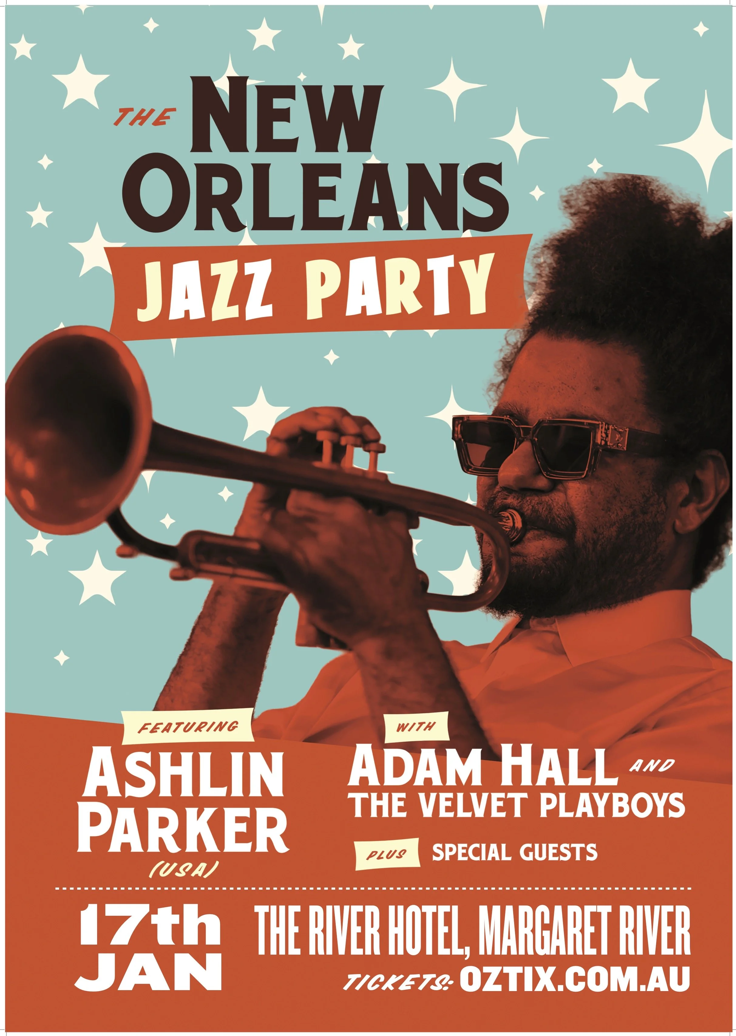 MARGARET RIVER! The New Orleans Jazz Party with New Orleans Jazz Orchestra / Ashlin Parker (USA)