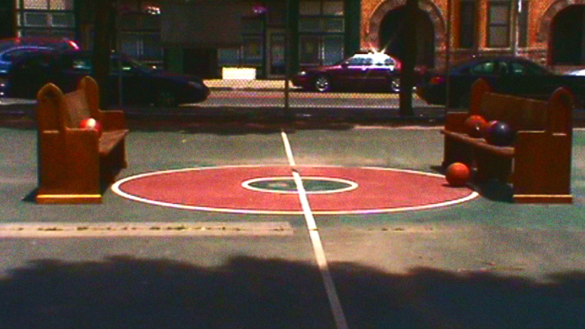  Installation image of FullCourt&nbsp;  video still  2015 