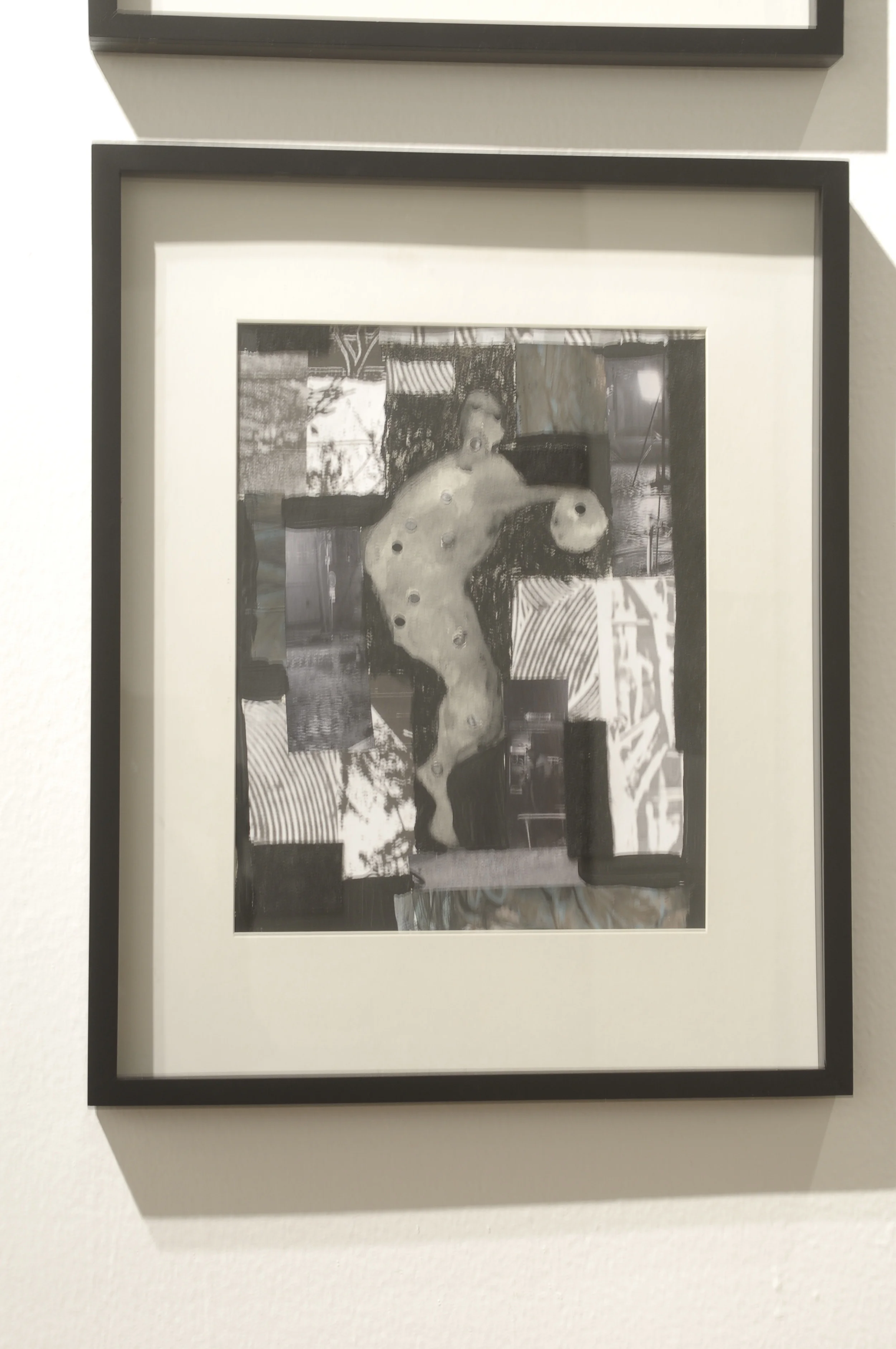  Player in His Car  mixed media on paper  12"x8.5"  2012 