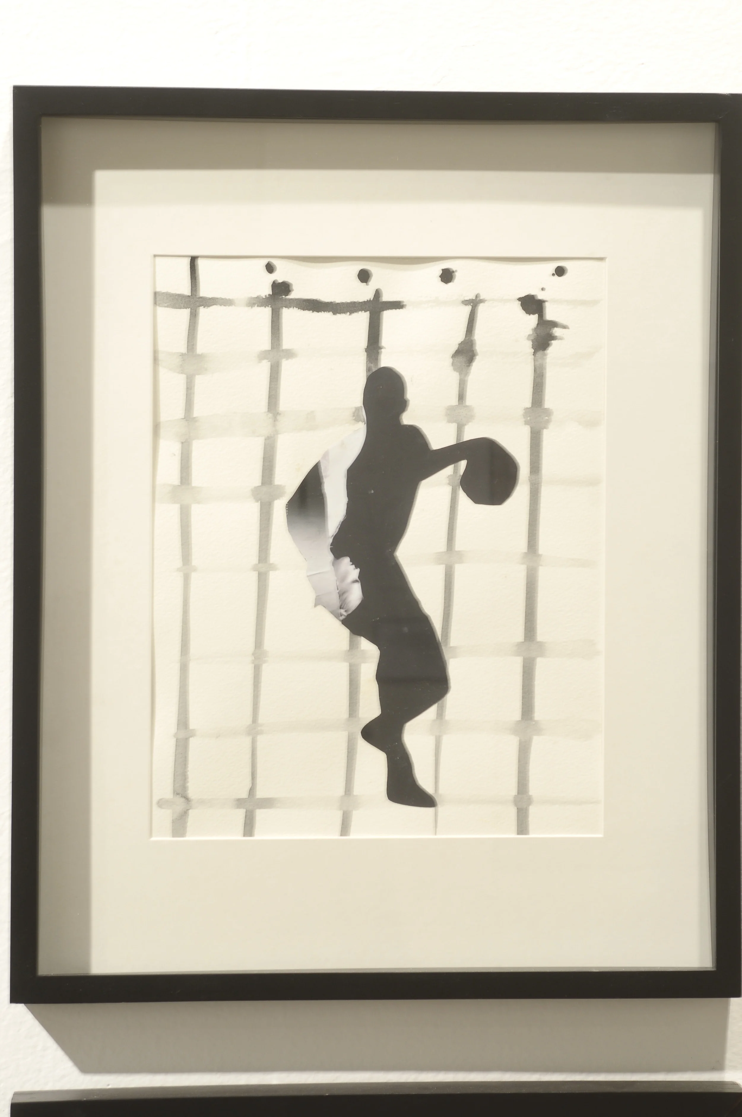  Player in Her Head  mixed media on paper  12" x 8.5"  2012 