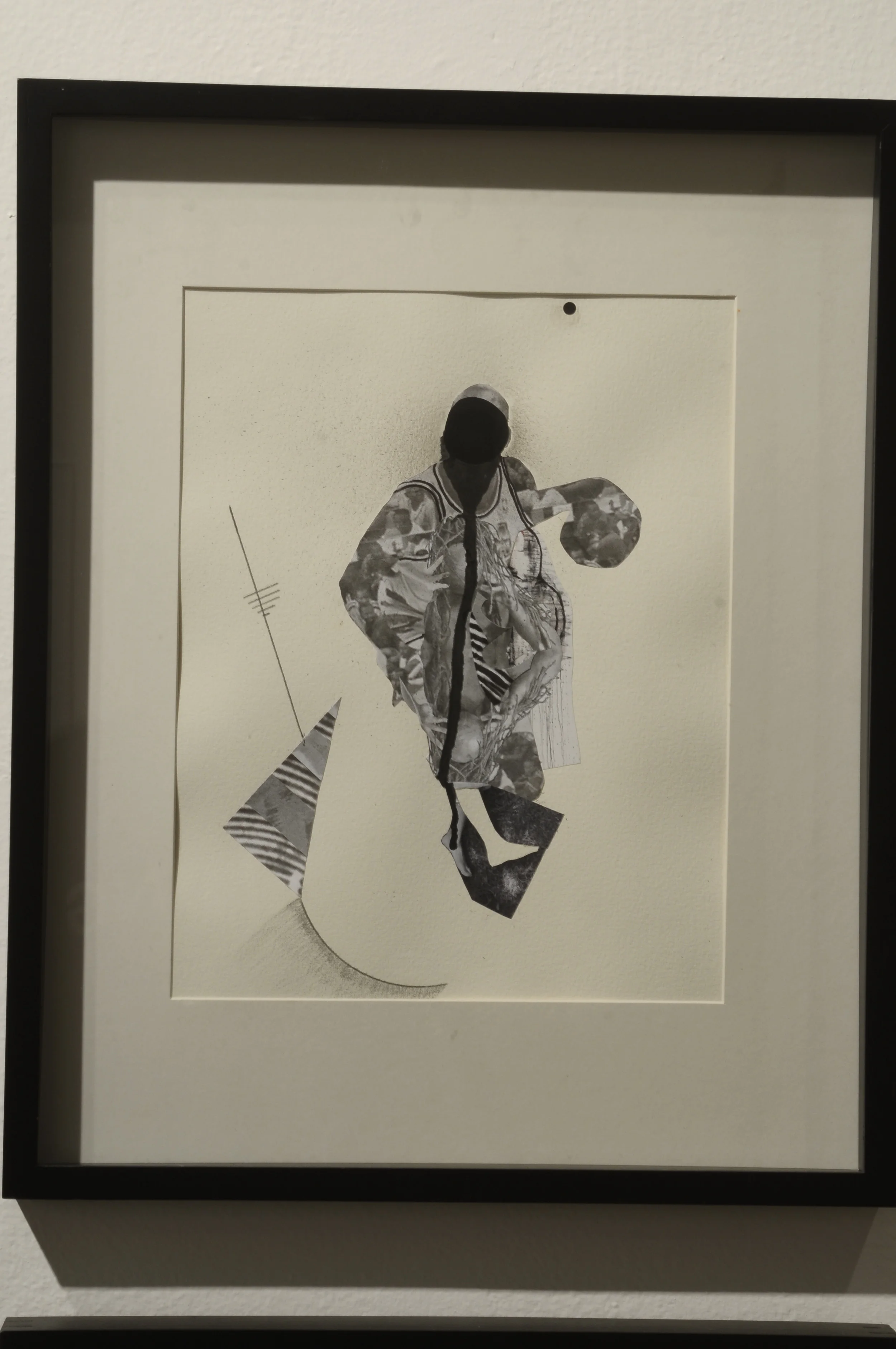  Player in&nbsp;  mixed media on paper  12" x 8.5"  2012 