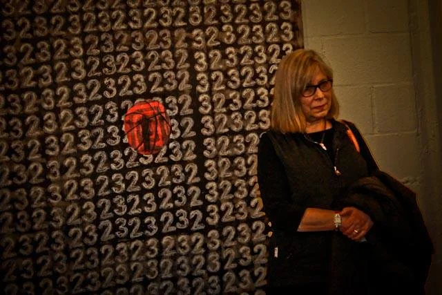  White Night II  oil, ink, acrylic on paper&nbsp;  72"x56"  2013 