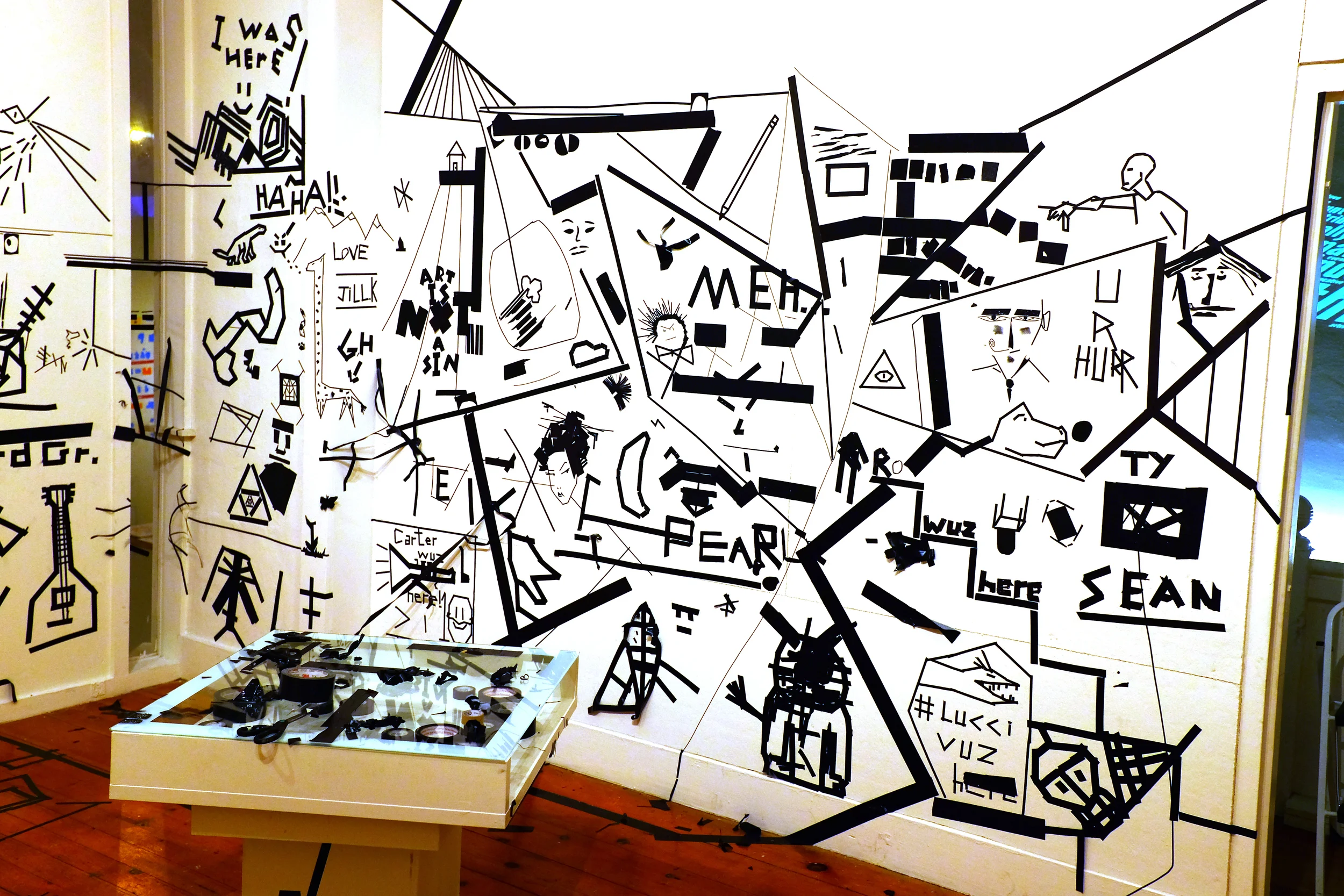  Wall B  A Path: Drills for Flight  digital image  2016 