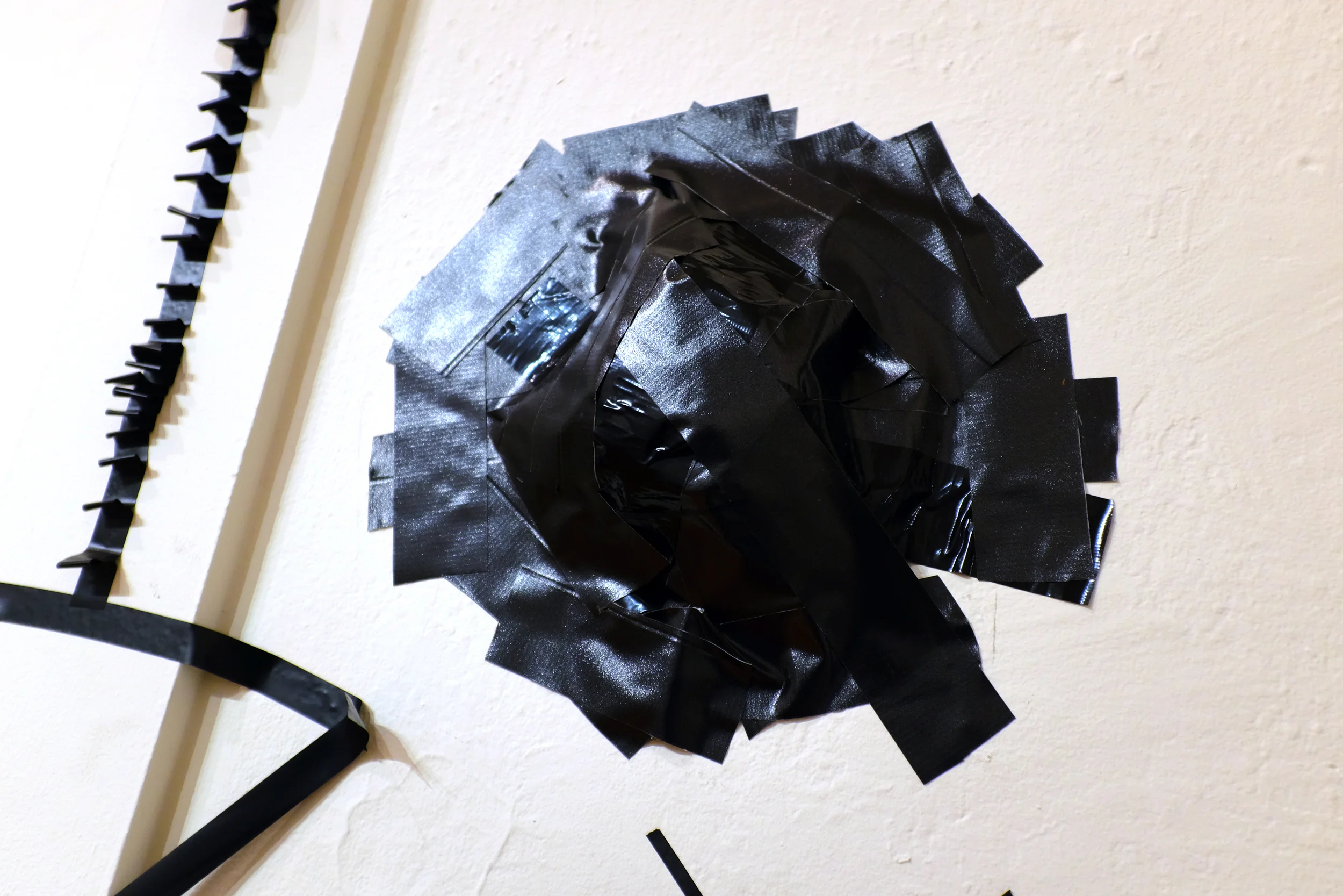  Detail image (Wall A)  A Path: Drills for Flight  digital image  2016 