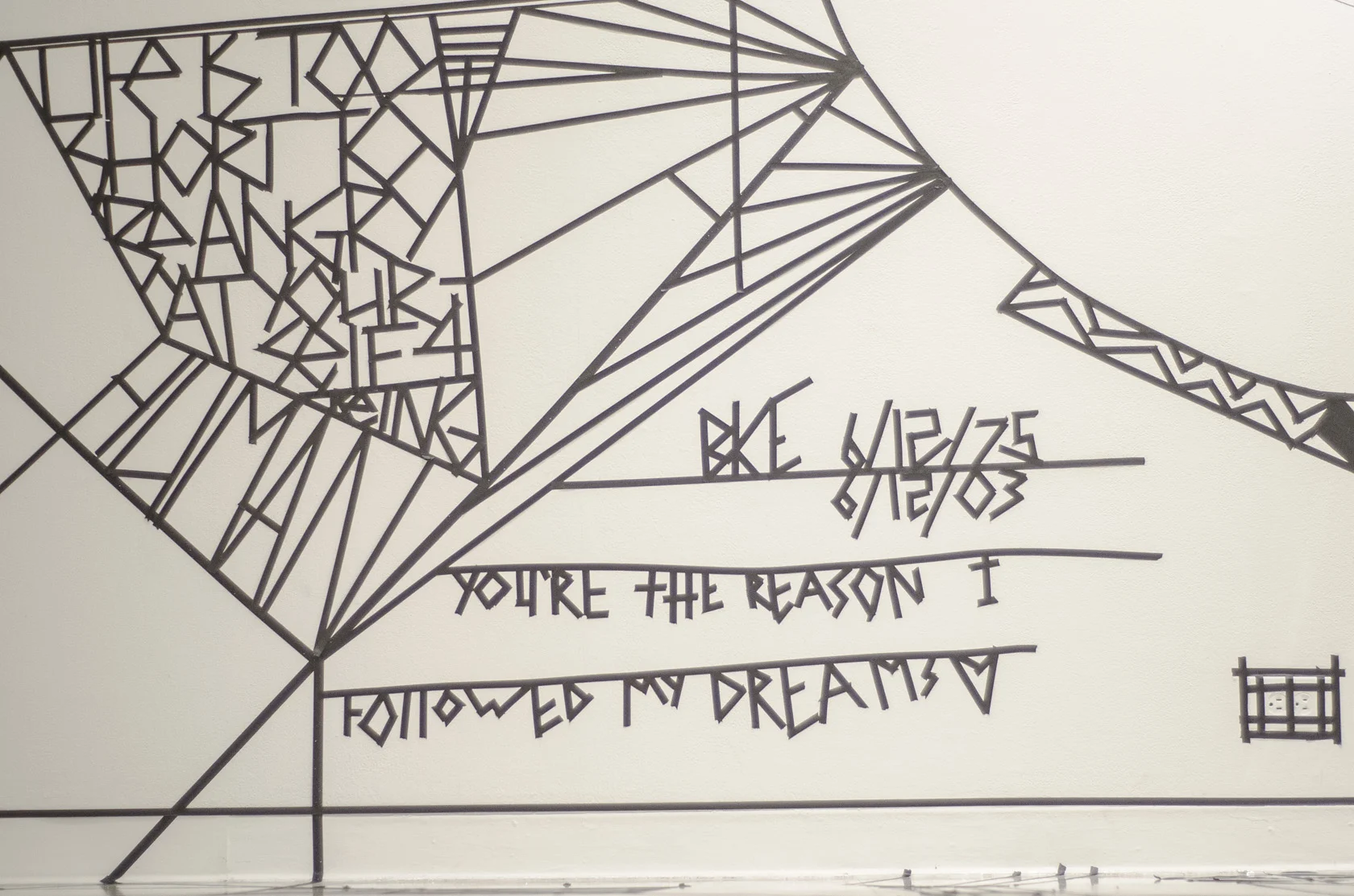  Installation shot of Center Court:&nbsp;E.S.G.T.L.  Digital print  2016  photo credit Jaypix Belmer  