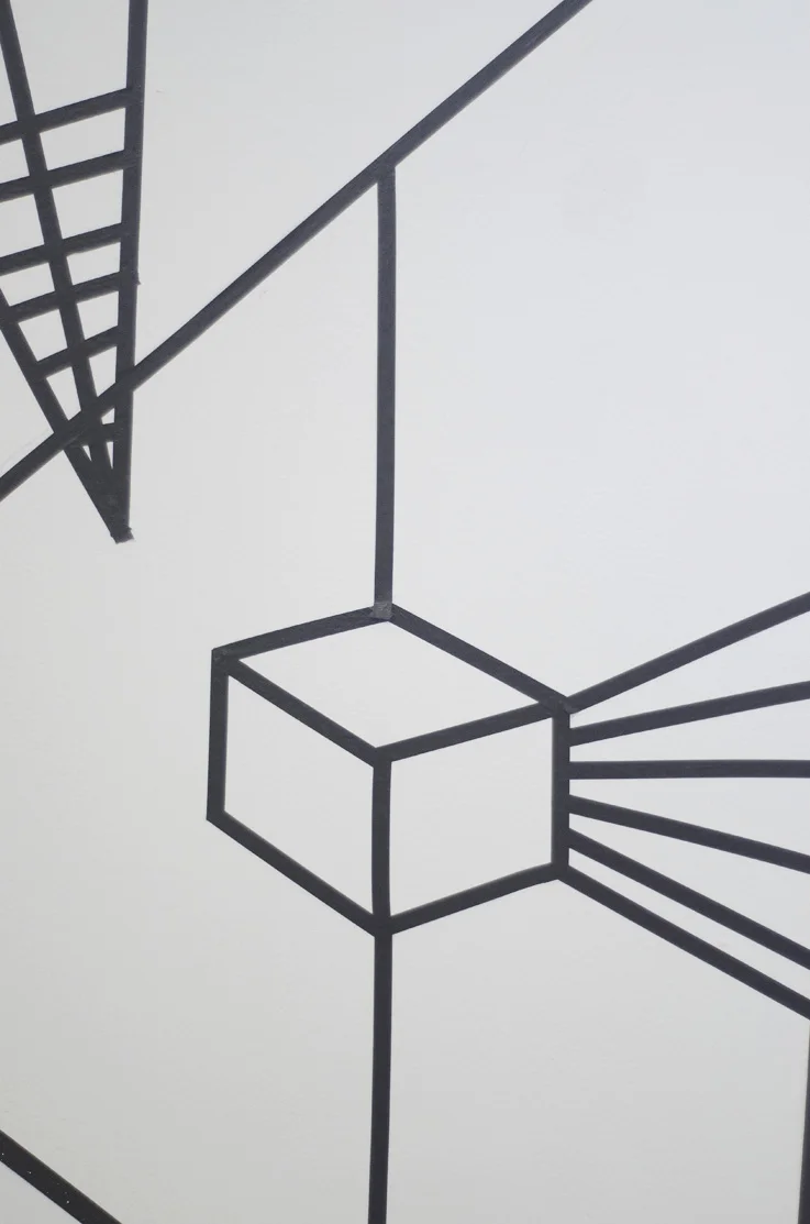  Installation shot of Center Court:&nbsp;E.S.G.T.L.  Digital print  2016 