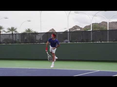 Roger Federer Serve In Slow Motion