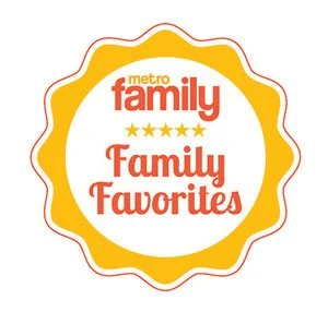 Parents and families LOVE our service! That’s why we were voted a “Family Favorite” by Metro Family Magazine.