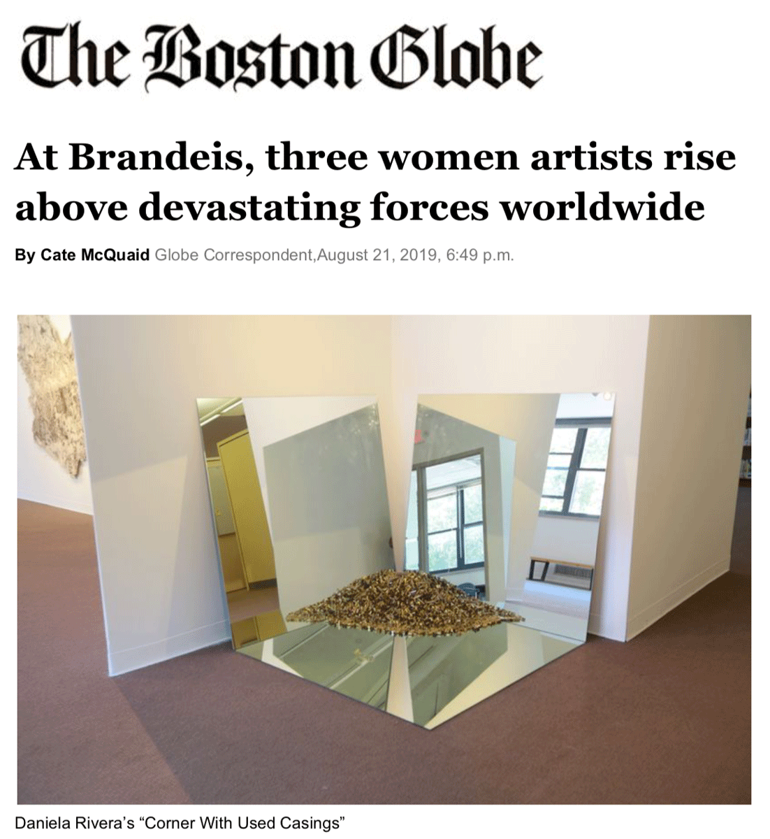 Thank you to Cate McQuaid for this write-up of “Root Shock” in the Boston Globe
