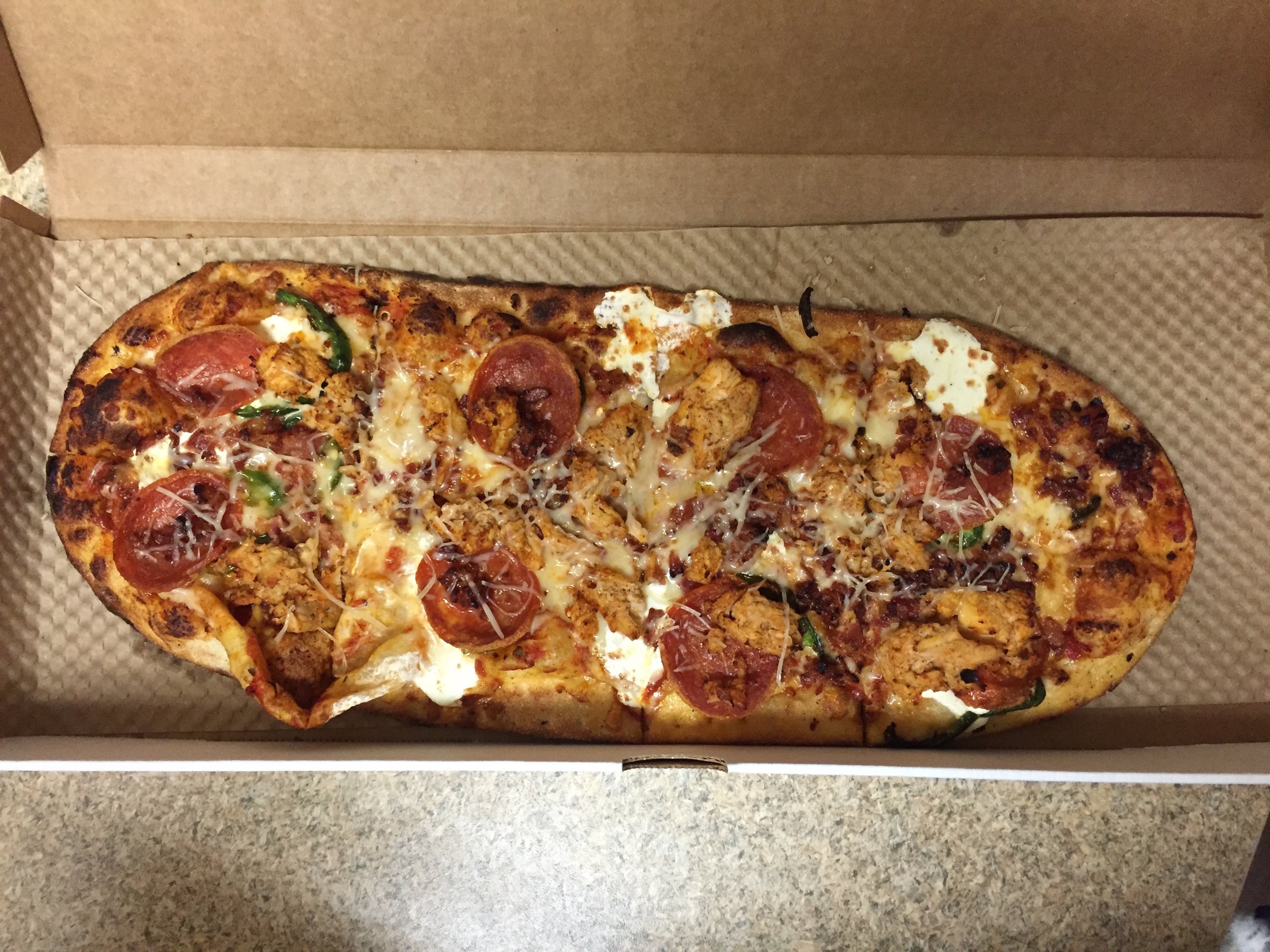 My go-to &Pizza creation. MMMMMMM