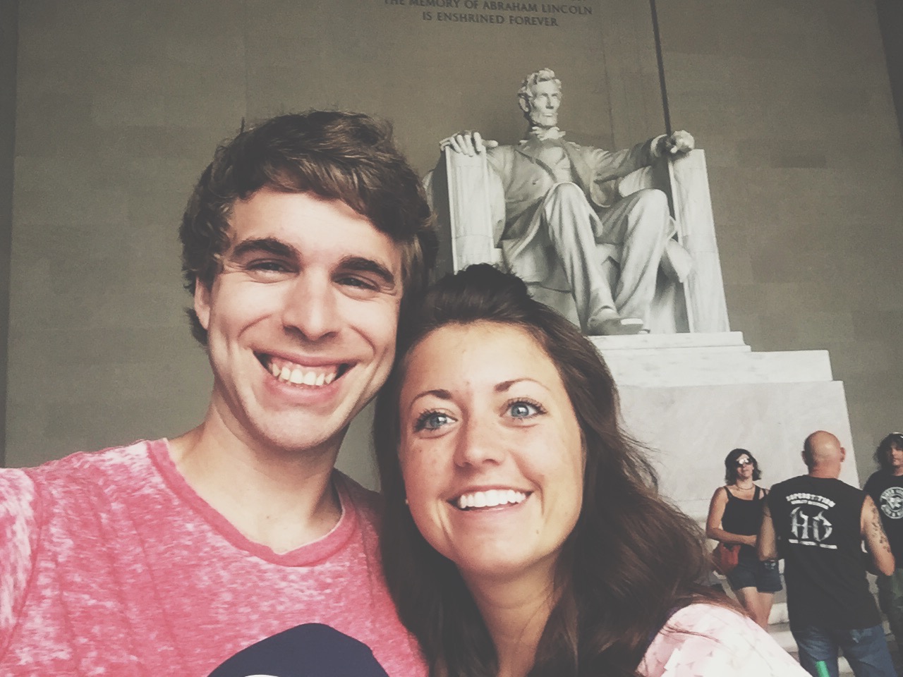 touring DC while Joel worked in Maryland