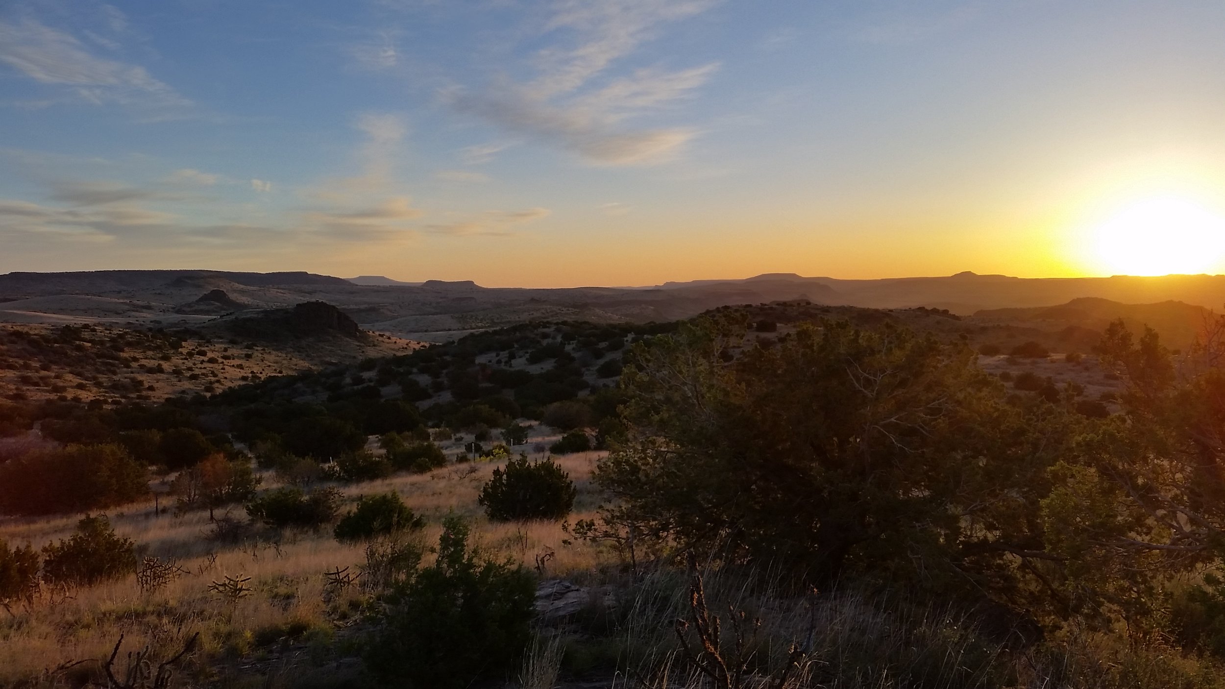 Catching a sunrise at the Davis Mountains State Park. One of Joel's all time favorite adventures we took while on his very first travel assignment in 2015.