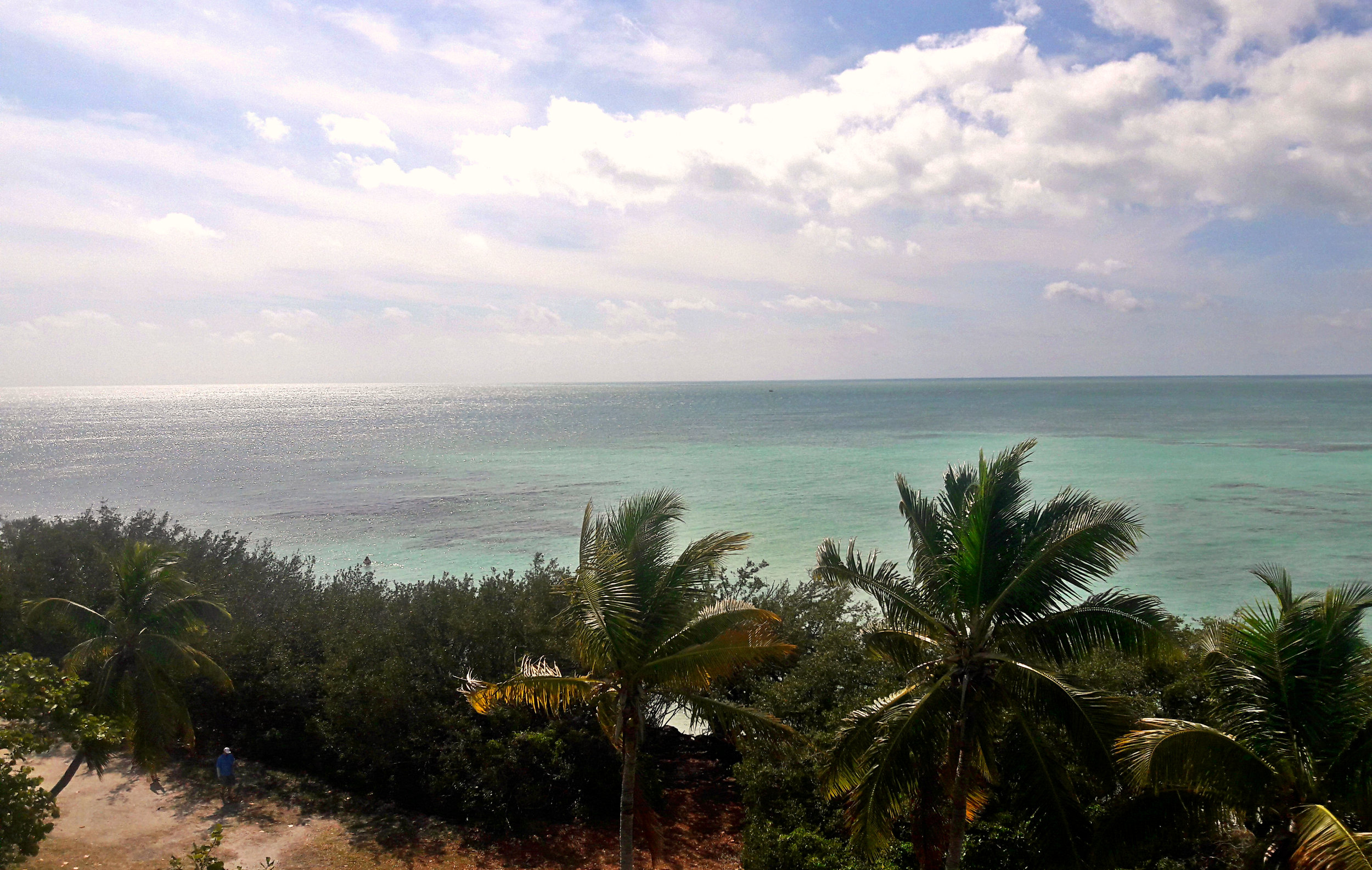 Beautiful beach view of the Atlantic from Bahia Honda State Park